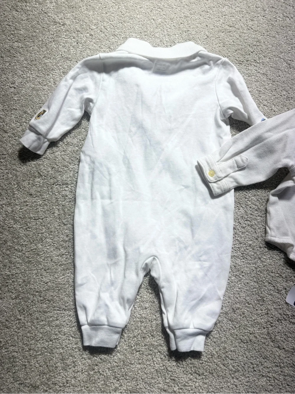 Ralph Lauren baby sleeper and shirt sz 3m-6m